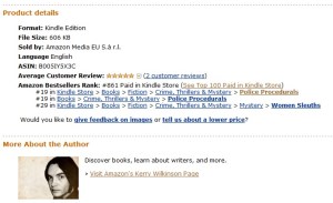 Sep2Vig-861-19-19-29 Vigilante's Kindle chart position on Sep 2, 2011