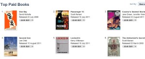Locked In at No.5 in the iTunes / iBooks chart
